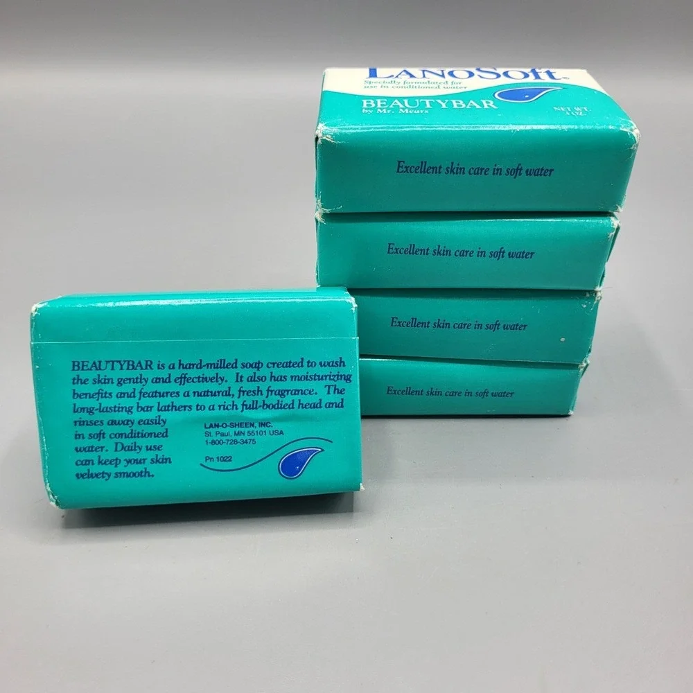 Lanosoft Lot of 5 Vintage Bars by Mr. Mears Beauty Bar Soap New Sealed